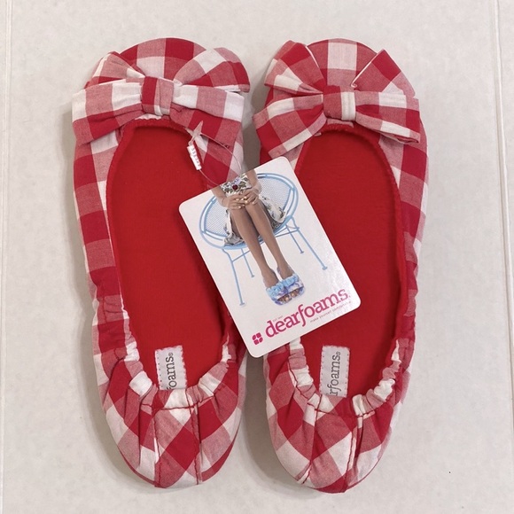 New Dearfoams Ballerina Slippers size Small - Picture 3 of 10